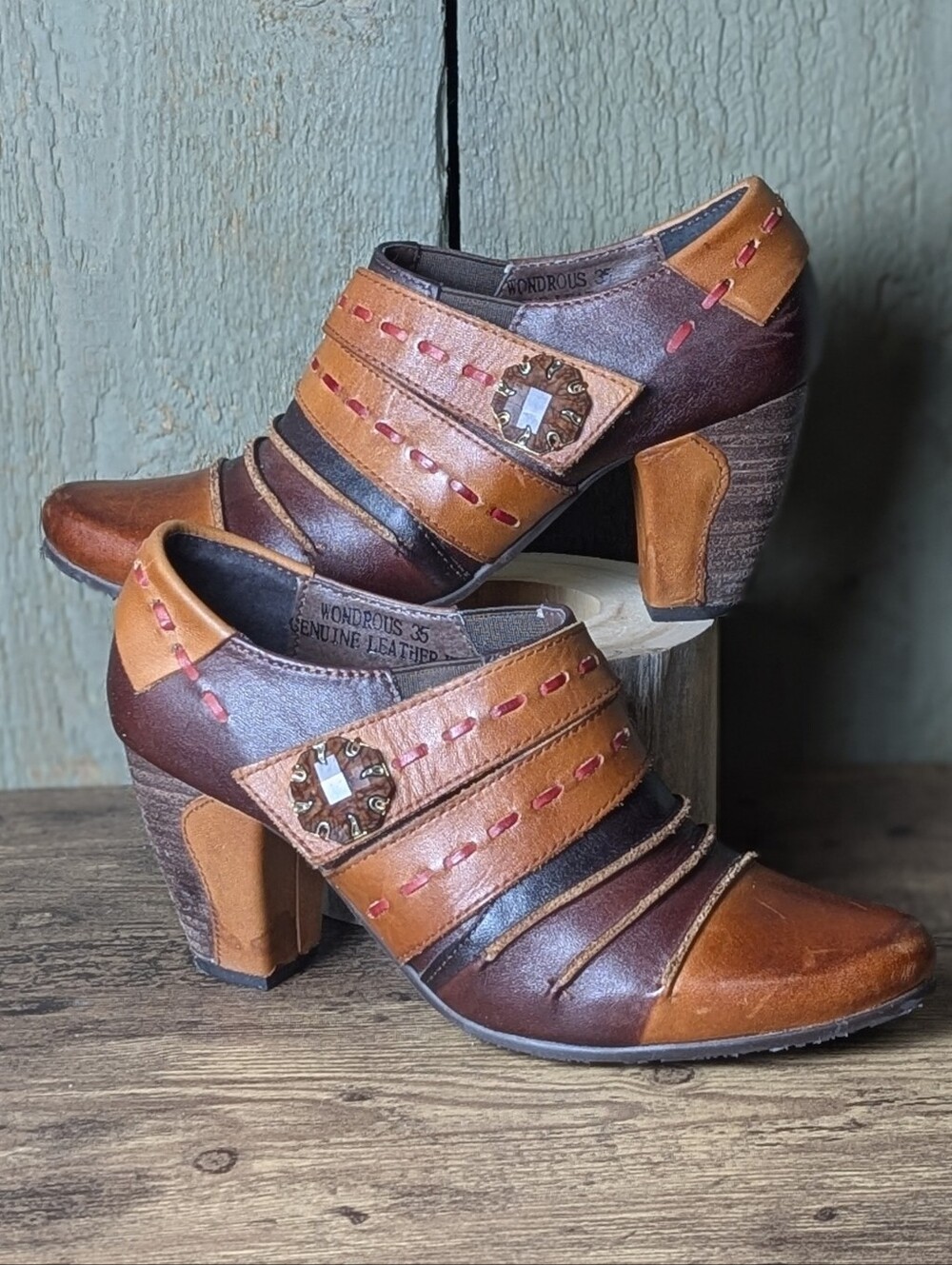 L'Artiste Spring Step Wondrous Leather Shoes Ankle Booties